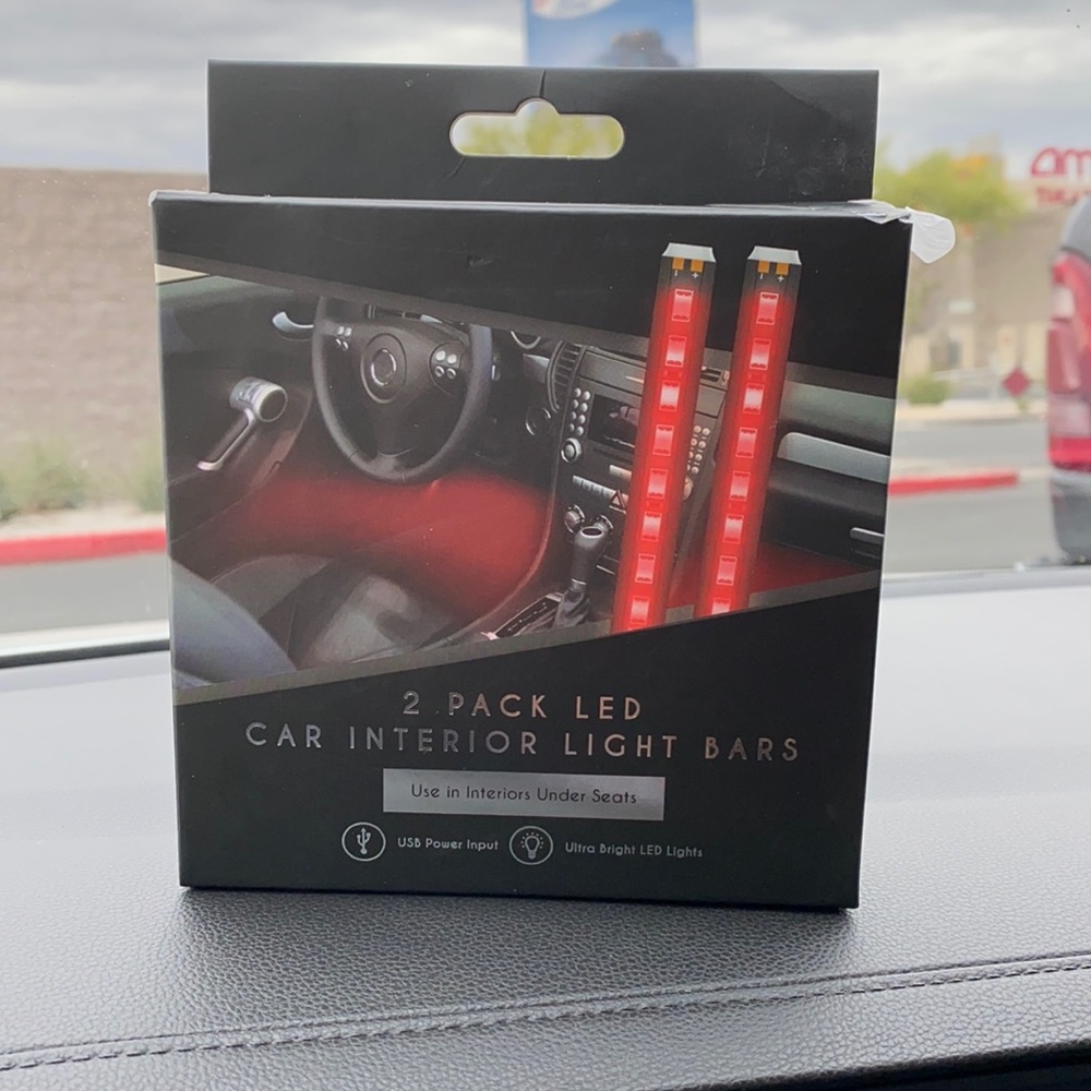 led car interior light bars